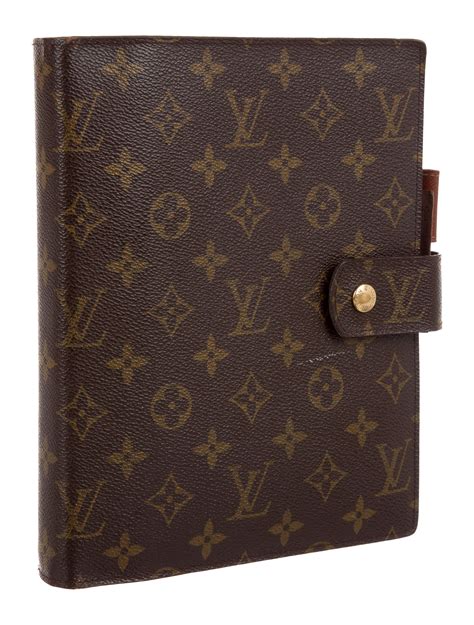 lv daytimer cover|Medium Ring Agenda Cover Monogram .